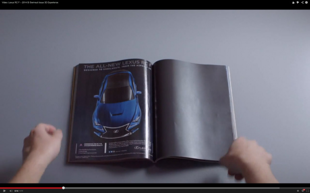 「ARで走り出してしまうレクサスの雑誌広告がスゴい【動画】」の1枚目の画像