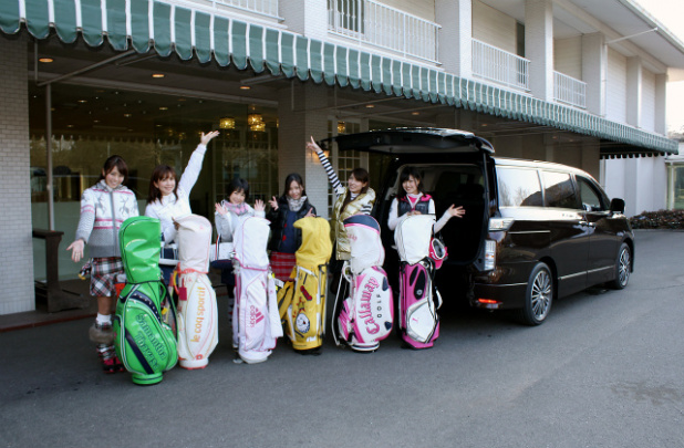 「女子会ゴルフに新型エルグランドで6人乗って行ってみた」の1枚目の画像