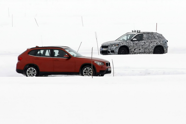 「BMW X1現行モデルと並んだ新型を2ショットスクープ!」の12枚目の画像