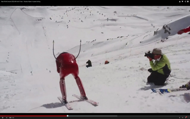 「スキーの最高速で世界記録を達成! けれど何か物足りない!?【動画】」の1枚目の画像