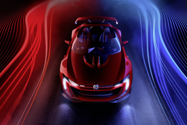 「500馬力超! VWのオープン2シーター「GTIロードスター」の詳細が見えた!!」の2枚目の画像