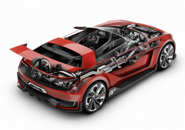 「500馬力超! VWのオープン2シーター「GTIロードスター」の詳細が見えた!!」の3枚目の画像
