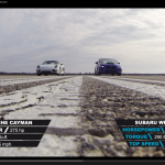 スバルWRX STIとポルシェ・ケイマンはどっちが速い？【動画】 - Cayman_WRX_01