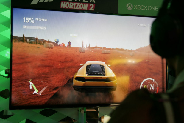 「ランボルギーニで草原を走る「Forza HORIZON 2」を世界初体験！」の5枚目の画像