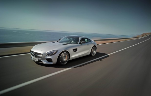 Mercedes-AMG GT (C 190) 2014, exterior: designo iridium silver magno,