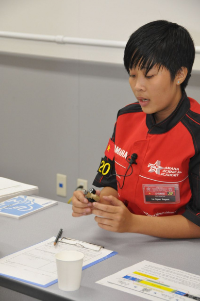 「【YAMAHA World Tecnician GP 2014】ヤマハのバイクで競い合う！ただしレースじゃなく…」の4枚目の画像