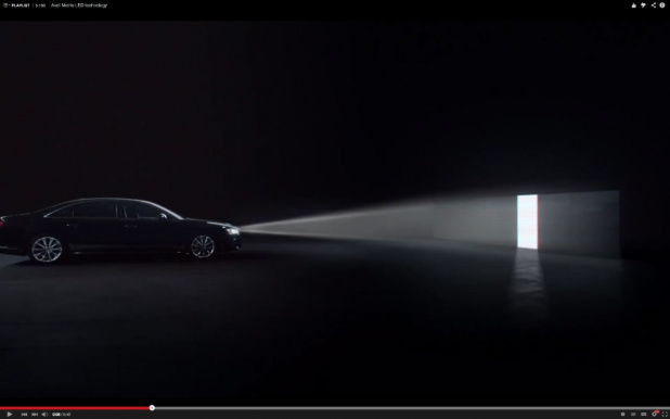 「ヘッドライトという次元じゃないアウディのマトリクスLED【動画】」の3枚目の画像