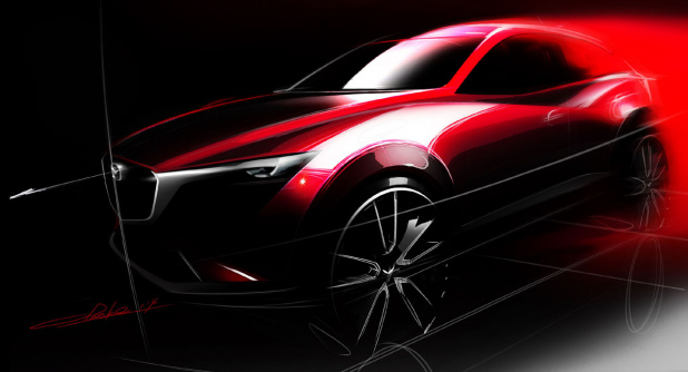 「デミオの進化系？ マツダのコンパクトSUV「CX-3」が間もなく世界初公開」の3枚目の画像