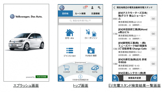 「VWとナビタイムジャパンのコラボ「Volkswagen Drive App」」の2枚目の画像