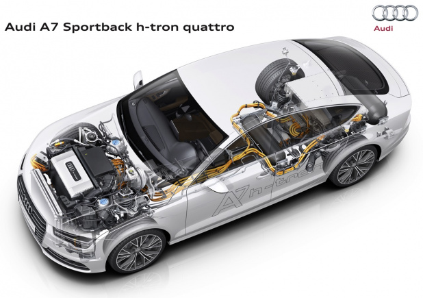 「アウディが開発した「燃料電池車」は充電できるPHV!」の3枚目の画像