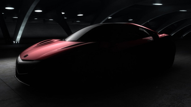 「ホンダが新型NSXを年始ワールドプレミアに先駆けムービーで公開」の1枚目の画像