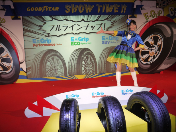 「見せ場は「SHOW TIME!!」でも「ハイブリッド車にはグッドイヤー」を猛アピール【東京オートサロン2015】」の6枚目の画像