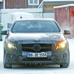 北欧でもテスト開始！ベンツAクラスのフェイスリフトモデル - Mercedes A facelift 1