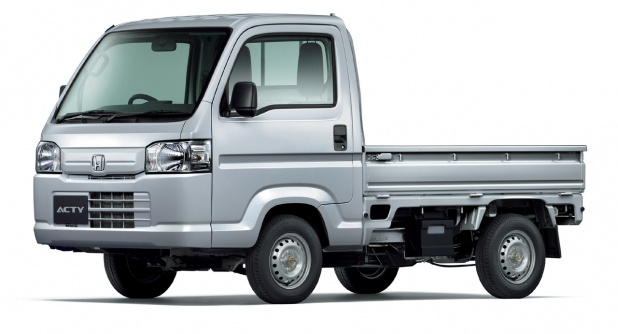 「ホンダのミッドシップ2シーター「アクティ・トラック」が燃費改善、価格は79万円から」の5枚目の画像
