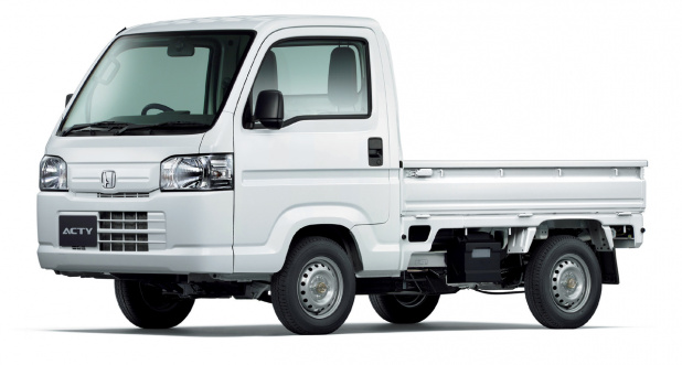 「ホンダのミッドシップ2シーター「アクティ・トラック」が燃費改善、価格は79万円から」の8枚目の画像