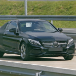 Cクラス・クーペの次期モデルをほぼ完全ヌードを捕捉 - Mercedes C-Klasse Coupe 1