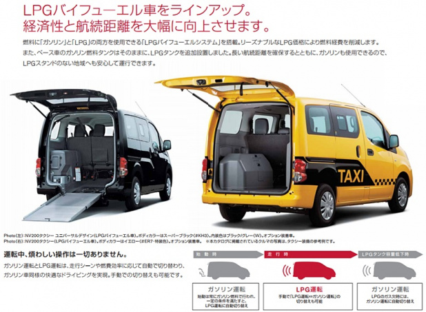 「日産がグローバルタクシー「NV200」を国内投入! 試乗会も」の9枚目の画像