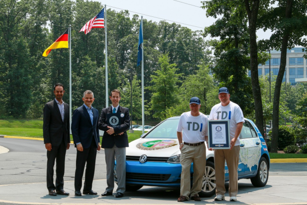 「VWゴルフ・ディーゼルがハイブリッド超えの省燃費ギネス記録を樹立！」の3枚目の画像