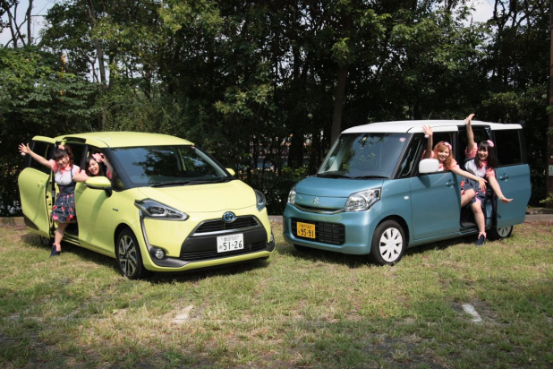 「マシュマロ女子がチェック‼　最新コンパクトカーと軽自動車の広さの違いは？」の3枚目の画像