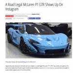 マクラーレン P1 GTRの公道仕様が存在する？ - RES_A_Road_Legal_McLaren_P1_GTR_Shows_Up_On_Instagram