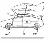 トヨタが出願した「空飛ぶ自動車のための折り畳み可能な翼」とは？ - 7201f
