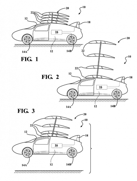 「トヨタが出願した「空飛ぶ自動車のための折り畳み可能な翼」とは？」の2枚目の画像