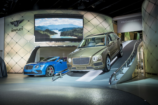「新型SUV「Bentayga」を中心とした最新ベントレーの世界【フランクフルトショー2015】」の2枚目の画像