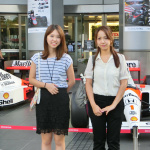 【F1女子姉妹＠HONDA F1 Fan Meeting】鈴鹿日本GP目前ファンミーティングにドライバーが乗ってきたのは？ - CIMG3559