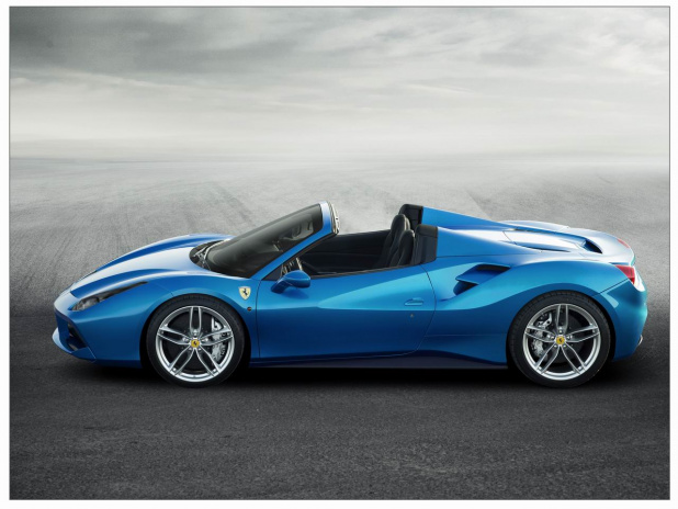 「フェラーリ史上最強V8オープン「488スパイダー」上陸。価格は3570万円」の6枚目の画像