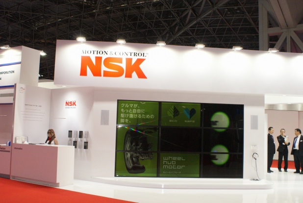 「【東京モーターショー15】NSK、「アシタ未来研究所」で自動車部品の技術を展示」の1枚目の画像