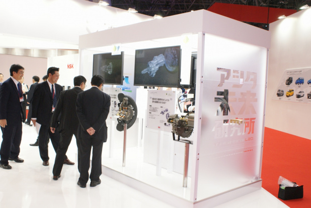 「【東京モーターショー15】NSK、「アシタ未来研究所」で自動車部品の技術を展示」の2枚目の画像