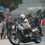 【東京モーターショー15】荒川静香さんもバイクで参加！「東京モーターショー60周年記念パレード」 - IMG_6759