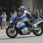 【東京モーターショー15】荒川静香さんもバイクで参加！「東京モーターショー60周年記念パレード」 - IMG_6765