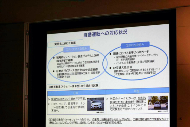 「【東京モーターショー15】自動運転の実現に向けて省庁も応援。ナンバーをつけるハードルは世界一低い？」の25枚目の画像