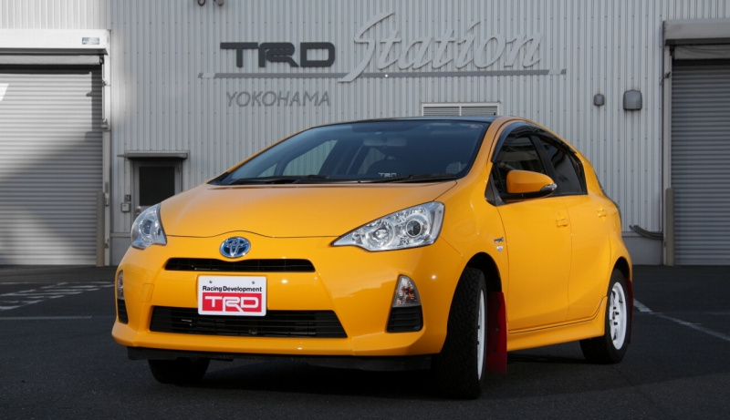 東京オートサロン16 Trdブースにアクアのラリー車が 意外だったその狙いとは Clicccar Com