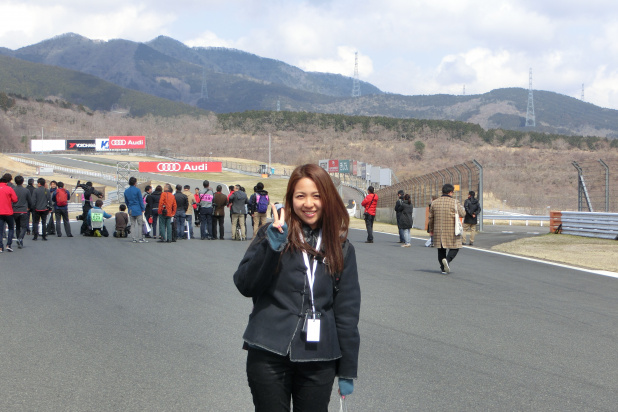 「F1女子が行く！ アウディジャパン・2016SUPER GT体制発表会。新型Audi R8とR8 LMSが奇跡のデモラン！」の6枚目の画像