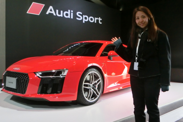 「F1女子が発見した、新型Audi R8とF1の共通点とは？」の1枚目の画像