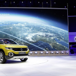 将来の小型クロスオーバーを予見させるコンセプトカー、VW「T-Cross Breeze」 - Volkswagen Pressekonferenz auf dem Genfer Automobilsalon 2016