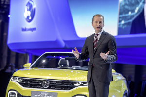 Volkswagen Pressekonferenz auf dem Genfer Automobilsalon 2016