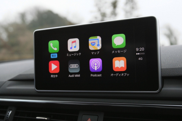 「Apple「Car Play」、「Android Auto」の両方に対応する新型アウディA4」の1枚目の画像