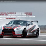 日本車＆日本人ドライバーが300キロでドリフト世界最速記録を樹立！【動画】 - Drift_WR_01