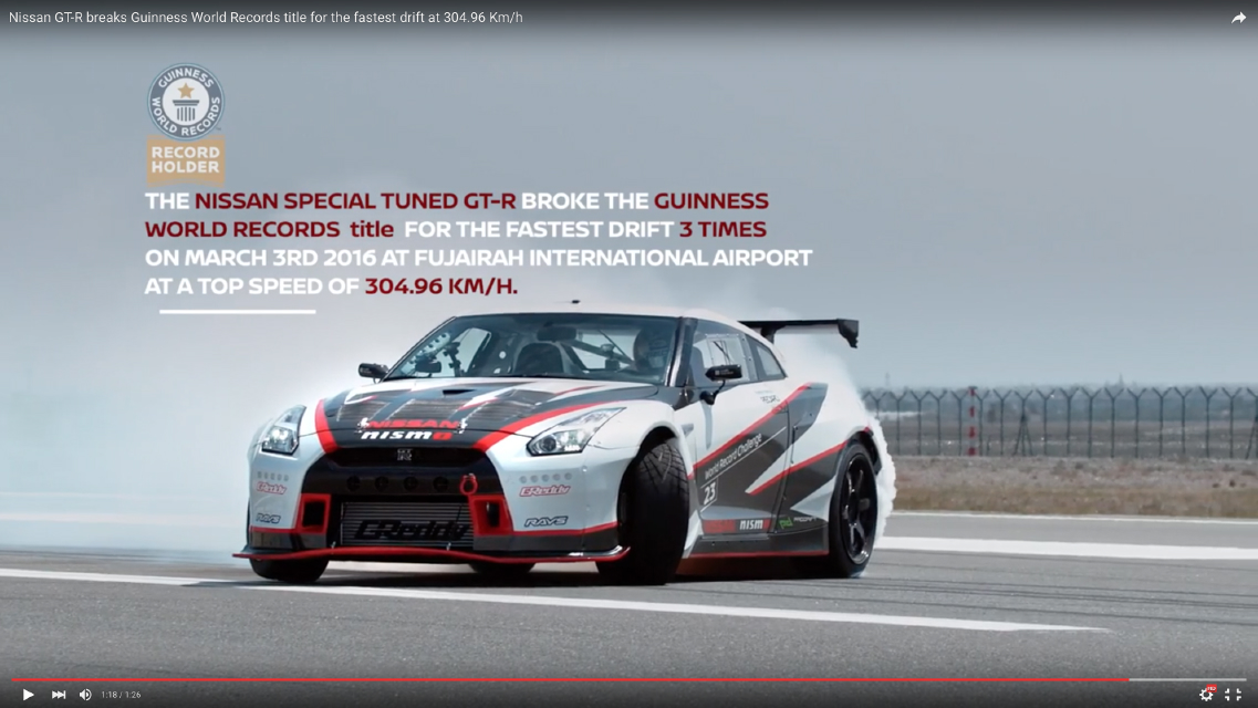 日本車 日本人ドライバーが300キロでドリフト世界最速記録を樹立 動画 Clicccar Com