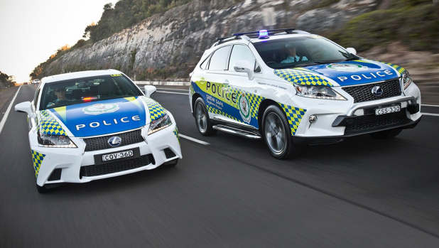 「オーストラリア警察がレクサス RC Fなど新車を続々導入！」の2枚目の画像