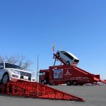【モーターファンフェスタ】3人のラリーチャンプ＆レーサーの運転で三菱4WDの実力体感 - MMC_Tohan02