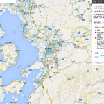 熊本で震度7の地震に自動車メーカーが即対応した通行実績情報マップ - honda_google_michimap