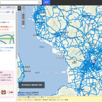 熊本で震度7の地震に自動車メーカーが即対応した通行実績情報マップ - honda_yahoo_map