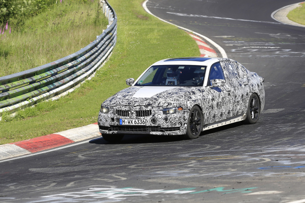 「BMW・3シリーズ次世代型、初のニュル高速テストをキャッチ！」の3枚目の画像