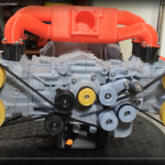 3Dプリンターで作ったスバル水平対向エンジンがかわいい！【動画】 - EJ20_Model01