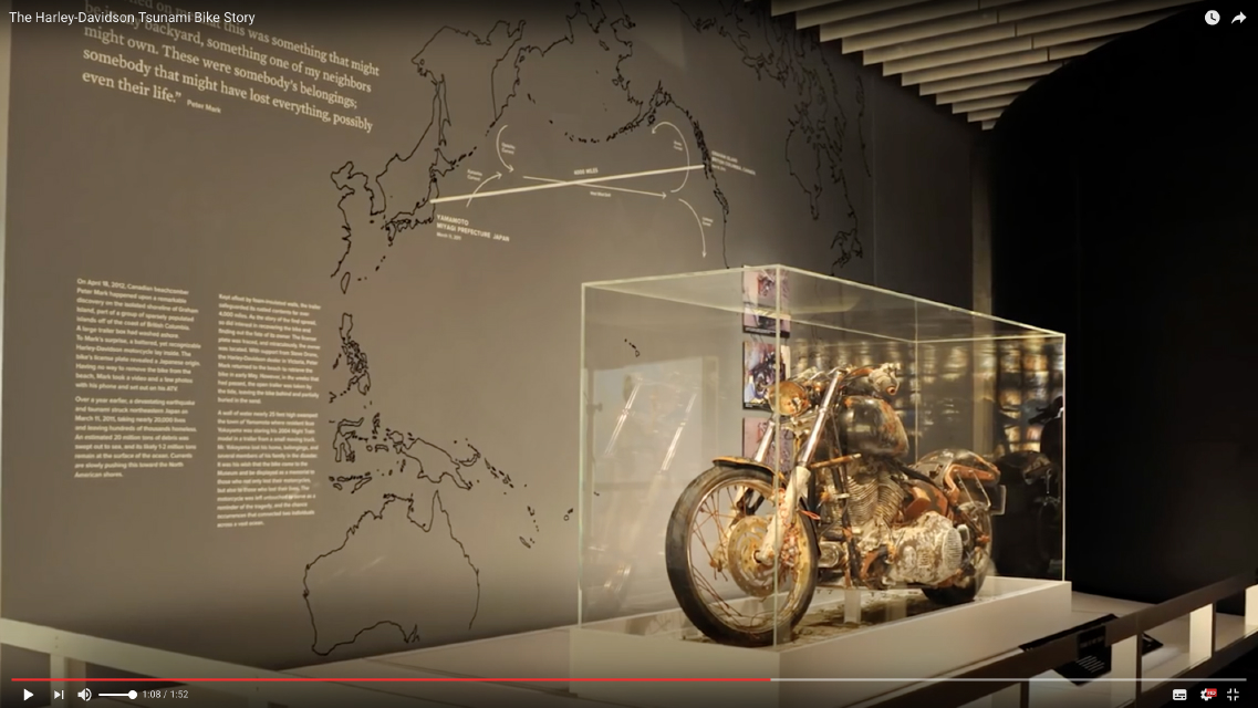 「感動！博物館にボロボロのハーレー・ダビッドソンが展示されている理由【動画】」の1枚目の画像