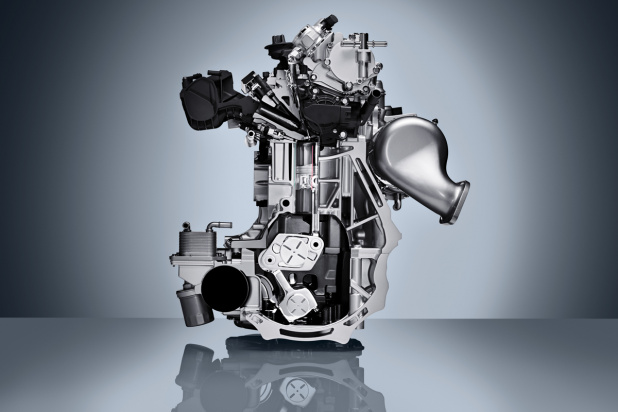 「夢の「可変圧縮比エンジン」を日産が世界初公開！その仕組みは？【パリモーターショー16】」の6枚目の画像